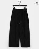 Mirop One-Tuck Fleece Two-Way Wide Pants
