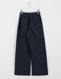 Tenda banding nylon wide track pants