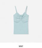 Kibble Ribbon Shirred Sleeveless Top