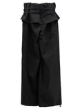Ruffle Belt Skirt Pants