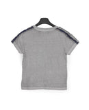 Tora Denim Tape Crop Top