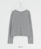 Kiho Round Boucle Summer Cardigan