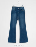 Gaku Basic Semi-Wide Bootcut Denim Pants