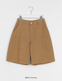 Helpice Slit Cotton Bermuda Pants
