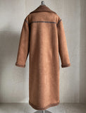 Metir High-Neck Dumble Mustang Double Long Coat