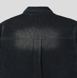Fracture Western Brushed Denim Shirt