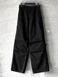 Pintuck parachute pants