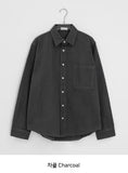 Melpha Pocket Corduroy Long Sleeve Shirt
