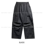 Natey Raw Edge Balloon Denim Pants