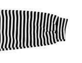 Board Stripe Color Matching Two-Way Hood Zip-Up
