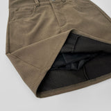 Corduroy H-Line Mini Skirt Pants