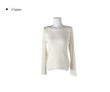 Amp Boatneck Peach Long Sleeve T-Shirt