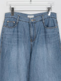 Teruki summer washed wide denim pants