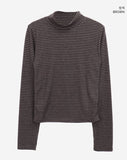 Berun Stripe Half Polar Brushed T-shirt