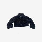 Dinaon Fluffy Crop Jacket