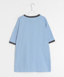 [unisex] Huben Printing Color Matching Ringer Short Sleeve T-shirt