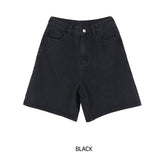 [U-DENIM] Summer A-line Half Denim Pants