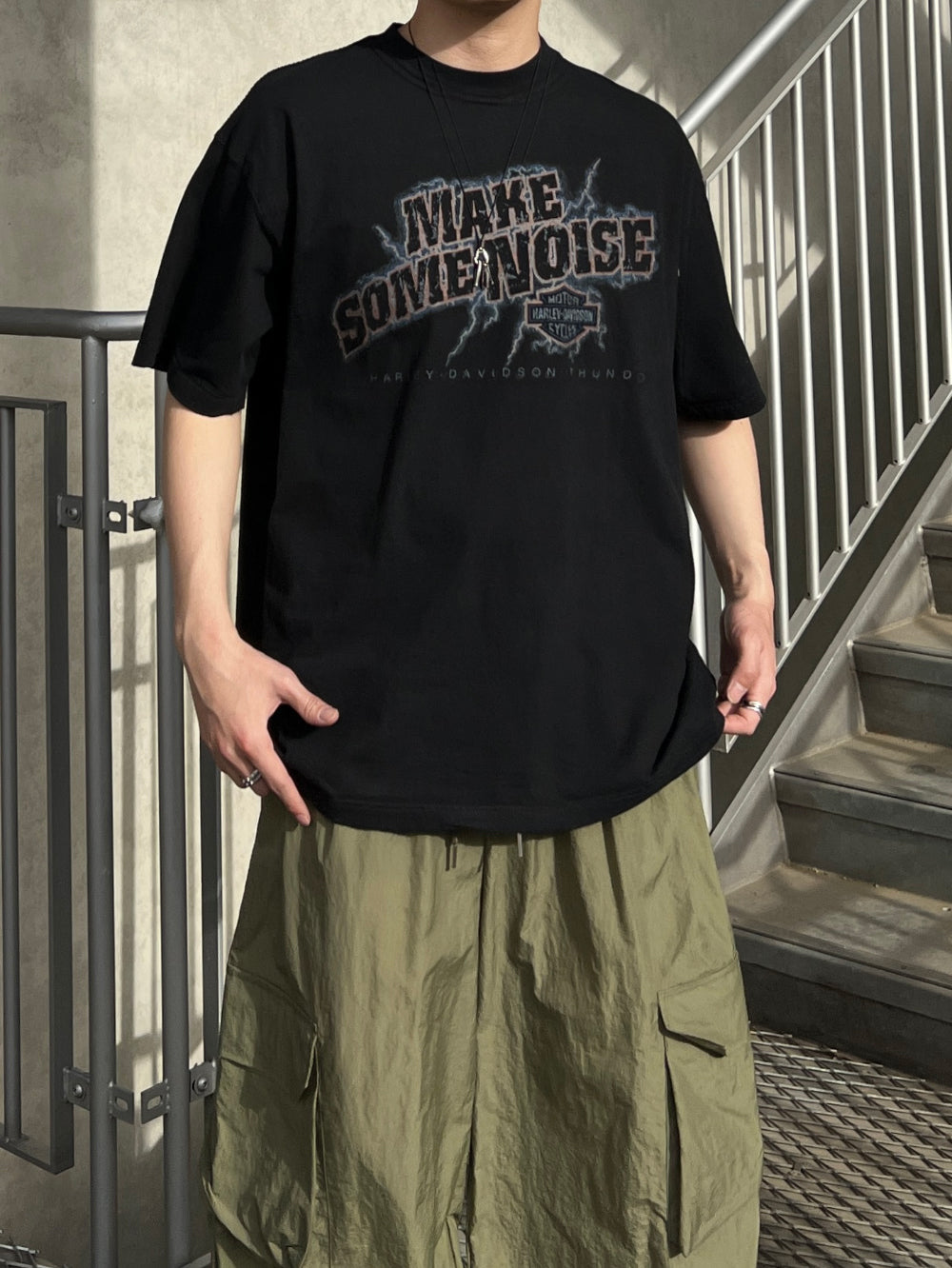 【KOOLOSET】Vintage Thunder MAKE Tee KOOLOSET (クロゼット) - ヴィンテージサンダーメイクTシャツ