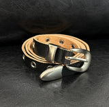 Ratton Crack Long Eyelet Leather Belt