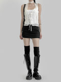 Scarf chiffon bustier