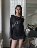 Horse cotton layered skirt pants
