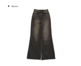 Uku Wash Denim Wide Pants