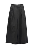 Teve Pintuck Wide Cotton Pants