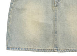 Kiyo Light Blue Mini Skirt