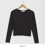 [BAON] Sokai Round Ribbed Tee
