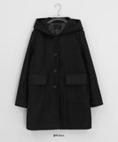 Hisha Quilted Hood Half Coat