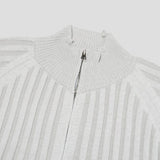 Todd Rib Knit Zip-up