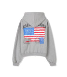 Addiction Back Print Hoodie Zip-Up