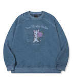 Tabby Love Raglan Pigment Sweatshirt