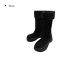 Tumo Winter Fur Long Middle Boots