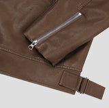 Bolt Vintage Trackline Leather Jacket