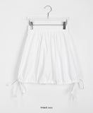 Tarona Banding Strap Balloon Midi Skirt