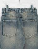 [unisex] Zenly Curve Denim Balloon Pants