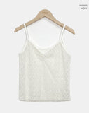 Juven See-through Lace Sleeveless