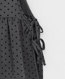 [BAONHAUS] Value Dot Ribbon Vest