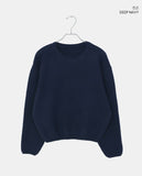 Duty round long-sleeved knit