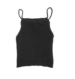 Cardi Rib Knit Tank Top Cardigan Set