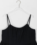 Shinku Back Ribbon Quilted Sleeveless Blouse