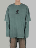 Dying layered sleeves