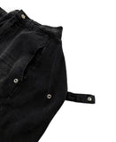 [UNISEX] SIDE BUTTON BALLOON DENIM