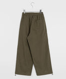 Namatsu Brushed Banding String Balloon Wide Pants