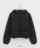 Qpo Hood Lightweight Padding Jumper