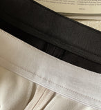 Inmode Brushed Banding Straight Slacks Pants