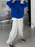 Unique Zipper Nylon Pants