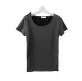 Button Accent Slim Tee