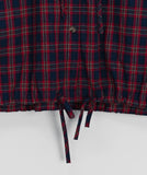 Sikoni Check String Hood Shirt